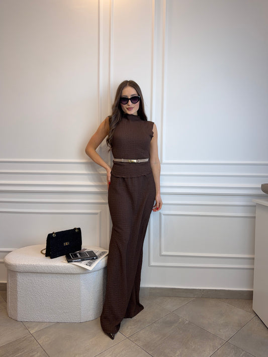 Komplet Damski „Czekoladowa Klasyka” – całoroczny zestaw premium