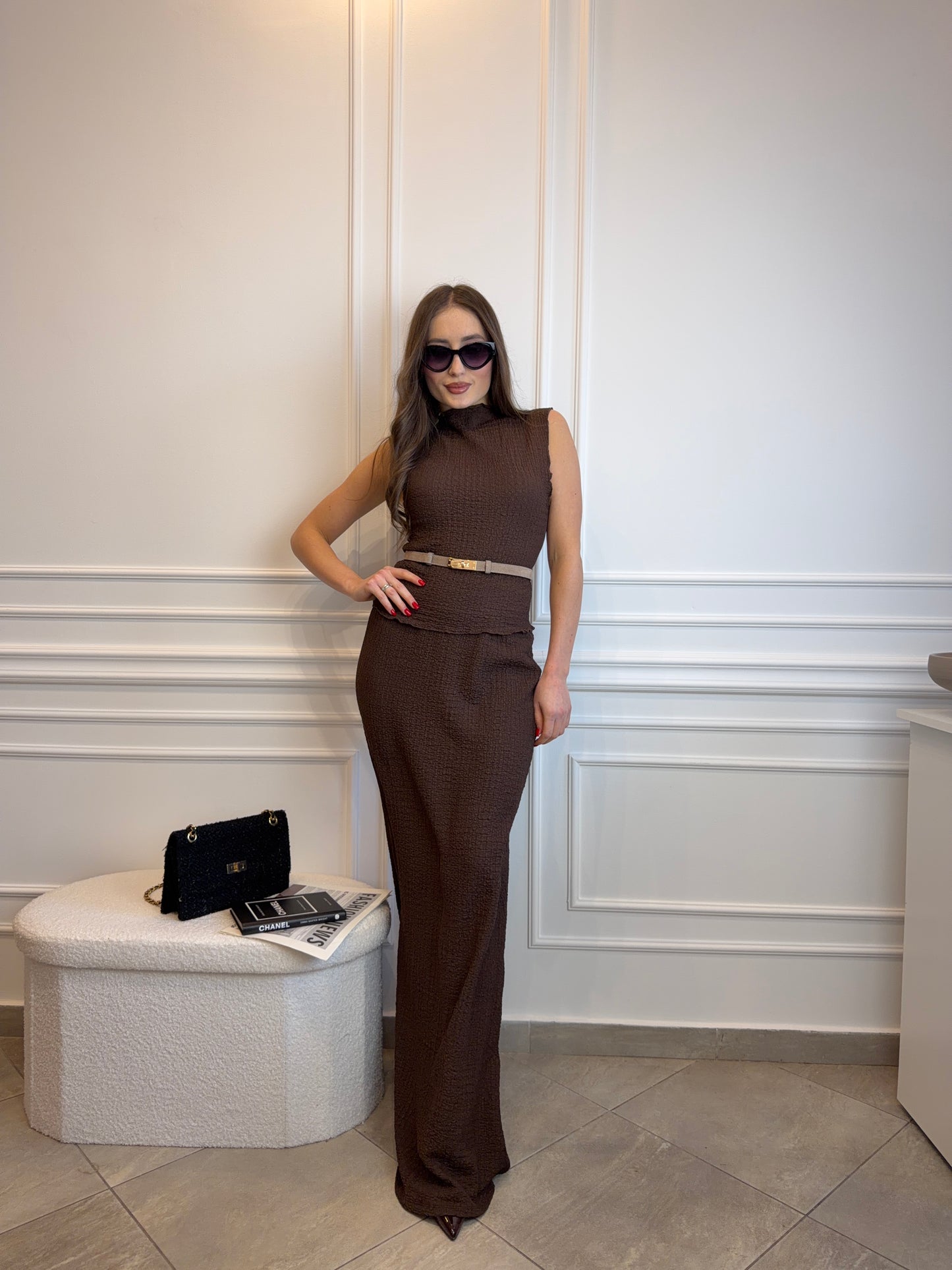 Komplet Damski „Czekoladowa Klasyka” – całoroczny zestaw premium