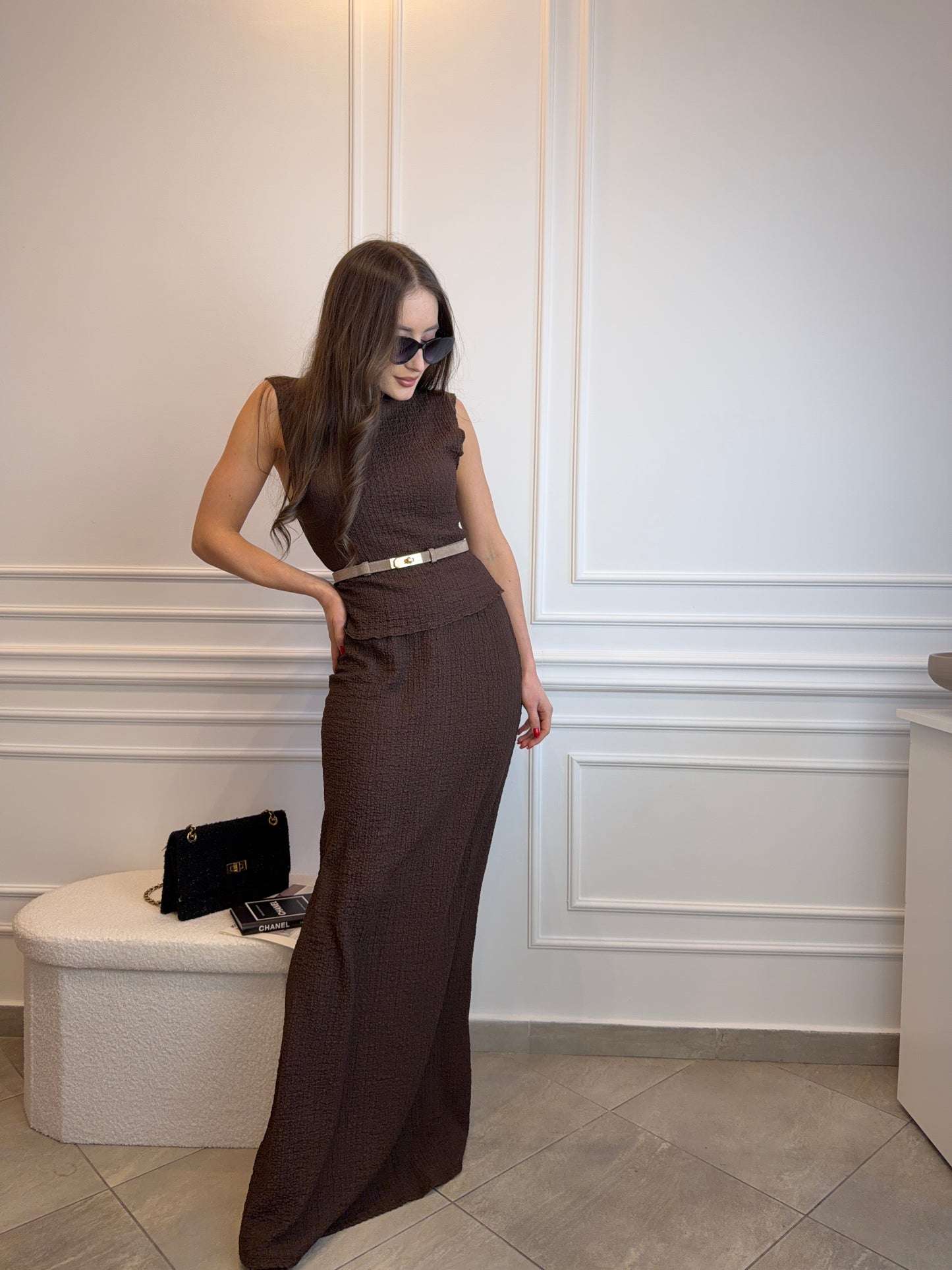 Komplet Damski „Czekoladowa Klasyka” – całoroczny zestaw premium