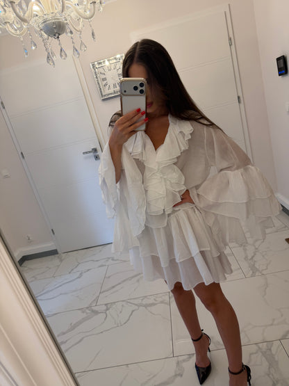 Sukienka Boho Pearl – falbany i romantyczny fason
