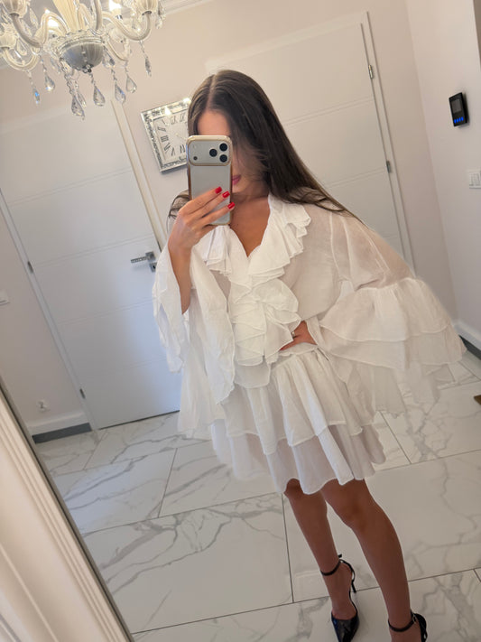 Sukienka Boho Pearl – falbany i romantyczny fason