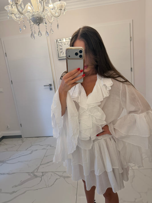 Sukienka Boho Pearl – falbany i romantyczny fason