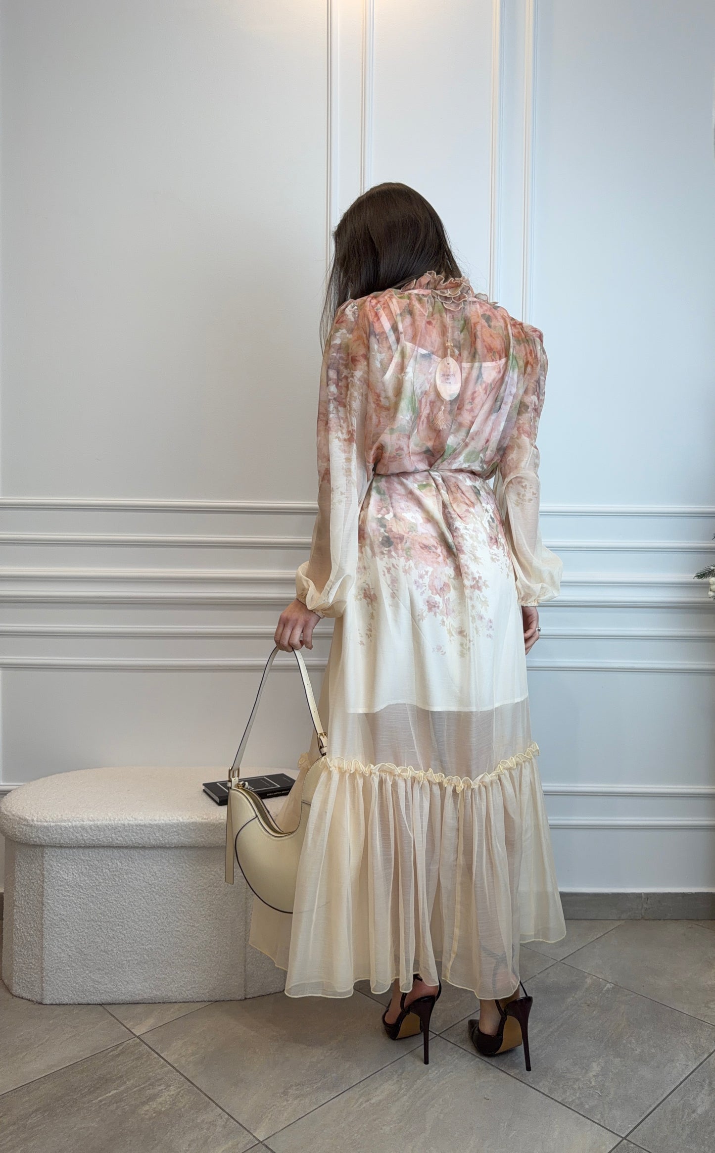 Sukienka maxi „Rosé Garden”