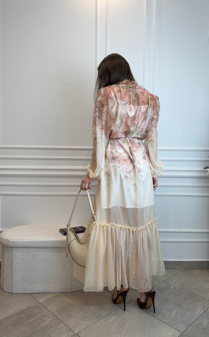 Sukienka maxi „Rosé Garden”