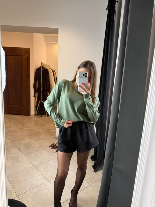 sweterek z długim rękawem – Zielony