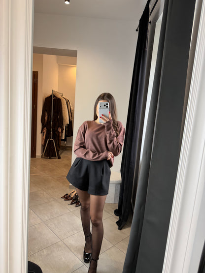 sweterek z długim rękawem – Jasny brąz